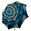 Waves Abstract Waves Abstract Hook Handle Umbrellas (Large) View2
