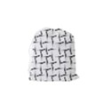 Precision Pursuit: Hunting Motif Black and White Pattern Drawstring Pouch (Small) View2