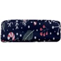 Holiday Seamless Pattern With Christmas Candies Snoflakes Fir Branches Berries Full Print Rope Handle Tote (Large) View3
