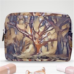 Tree Forest Woods Nature Landscape Make Up Pouch (medium) by Semog4