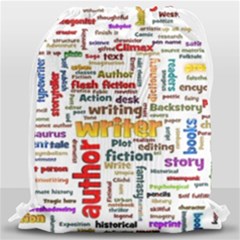 Writing Author Motivation Words Drawstring Bag (large) by Semog4