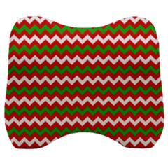 Christmas Paper Scrapbooking Pattern Velour Head Support Cushion by Semog4