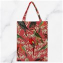 Vintage Tropical Birds Pattern in Pink Classic Tote Bag View1