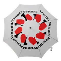 I Love Thomas Hook Handle Umbrellas (medium) by ilovewhateva