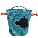 Fractal Abstract Background Drawstring Bucket Bag View1