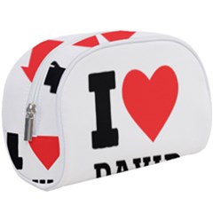 I Love David Make Up Case (large) by ilovewhateva