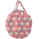 Background Abstract Giant Round Zipper Tote View1