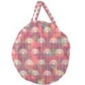 Background Abstract Giant Round Zipper Tote View2