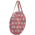 Background Abstract Giant Round Zipper Tote View3
