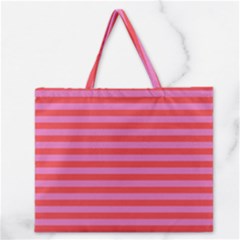 Stripes-striped-design-pattern Zipper Large Tote Bag by Semog4