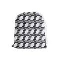 Pattern-monochrome-repeat Drawstring Pouch (Large) View1