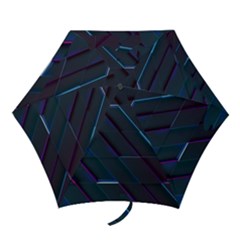 Glass-scifi-violet-ultraviolet Mini Folding Umbrellas by Semog4