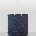 Glass-scifi-violet-ultraviolet Full Print Rope Handle Tote (Large) View1