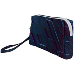 Glass-scifi-violet-ultraviolet Wristlet Pouch Bag (small) by Semog4