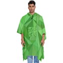 Mosaic-tile-geometrical-abstract Men s Hooded Rain Ponchos View1