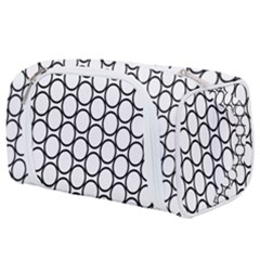 Black-pattern-halftone-wallpaper Toiletries Pouch by Semog4