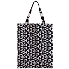 Geometric-tile-background Zipper Classic Tote Bag by Semog4