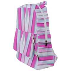 Geometric-3d-design-pattern-pink Travelers  Backpack by Semog4