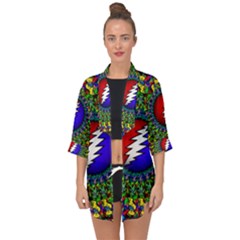 Grateful Dead Open Front Chiffon Kimono by Semog4