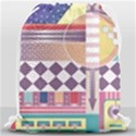 Abstract Shape Color Gradient Drawstring Bag (Large) View1