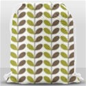 Leaf Plant Pattern Seamless Drawstring Bag (Large) View2