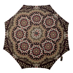 Seamless Pattern Floral Flower Hook Handle Umbrellas (large) by Semog4