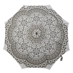 Vector Mandala Drawing Decoration Hook Handle Umbrellas (large) by Semog4