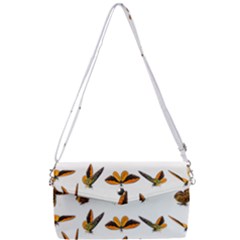 Butterfly Butterflies Insect Swarm Removable Strap Clutch Bag by Salman4z