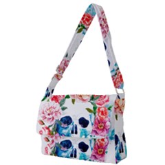 Day Of The Dead Skull Art Full Print Messenger Bag (l) by Salman4z