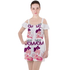2 20230504 230106 0001 Ruffle Cut Out Chiffon Playsuit by Fhkhan22