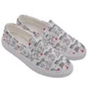 White Printer Paper With Text Overlay Humor Dark Humor Infographics Men s Canvas Slip Ons View3