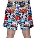 Graffiti Art Cartoon Comic Men s Shorts View2