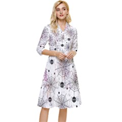 Creepy Spider Classy Knee Length Dress by Salman4z