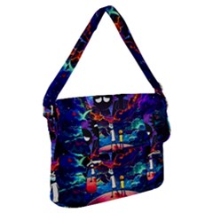 Rick And Morty In Outer Space Buckle Messenger Bag by Salman4z