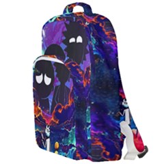 Rick And Morty In Outer Space Double Compartment Backpack by Salman4z