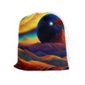 Surrealist Fantasy Dream Nature Drawstring Pouch (XL) View1