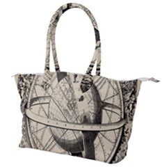 Vintage Planet Canvas Shoulder Bag by ConteMonfrey