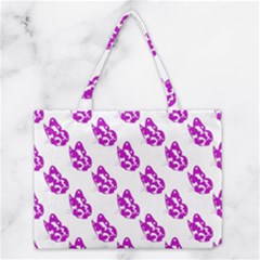 Purple Butterflies On Their Own Way  Medium Tote Bag by ConteMonfrey