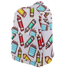 Seamless Pixel Art Pattern Classic Backpack by Amaryn4rt