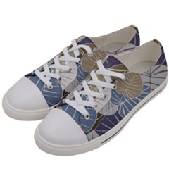 Ackground Leaves Desktop Men s Low Top Canvas Sneakers by Amaryn4rt