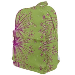 Dandelion Flower Background Nature Flora Drawing Classic Backpack by Uceng