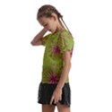 Dandelion Flower Background Nature Flora Drawing Kids  Frill Chiffon Blouse View2