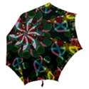 Abstract Color Texture Creative Hook Handle Umbrellas (Small) View2