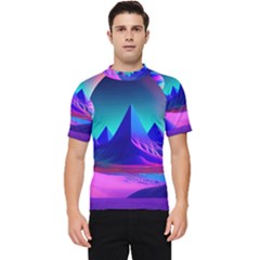 Fantasy Universe Art Wallpaper Artwork Men s Short Sleeve Rash Guard by Uceng