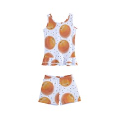 Orange Kids  Boyleg Swimsuit by SychEva