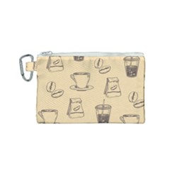 Coffee-56 Canvas Cosmetic Bag (small) by nateshop