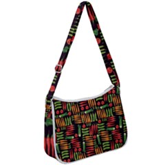 Vegetable Zip Up Shoulder Bag by SychEva