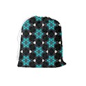 Pattern Design Scrapbooking Colorful Stars Drawstring Pouch (Large) View2