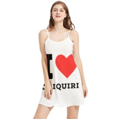 I Love Daiquiri Summer Frill Dress by ilovewhateva