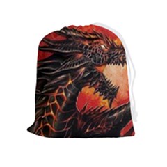 Dragon Drawstring Pouch (xl) by Salman4z